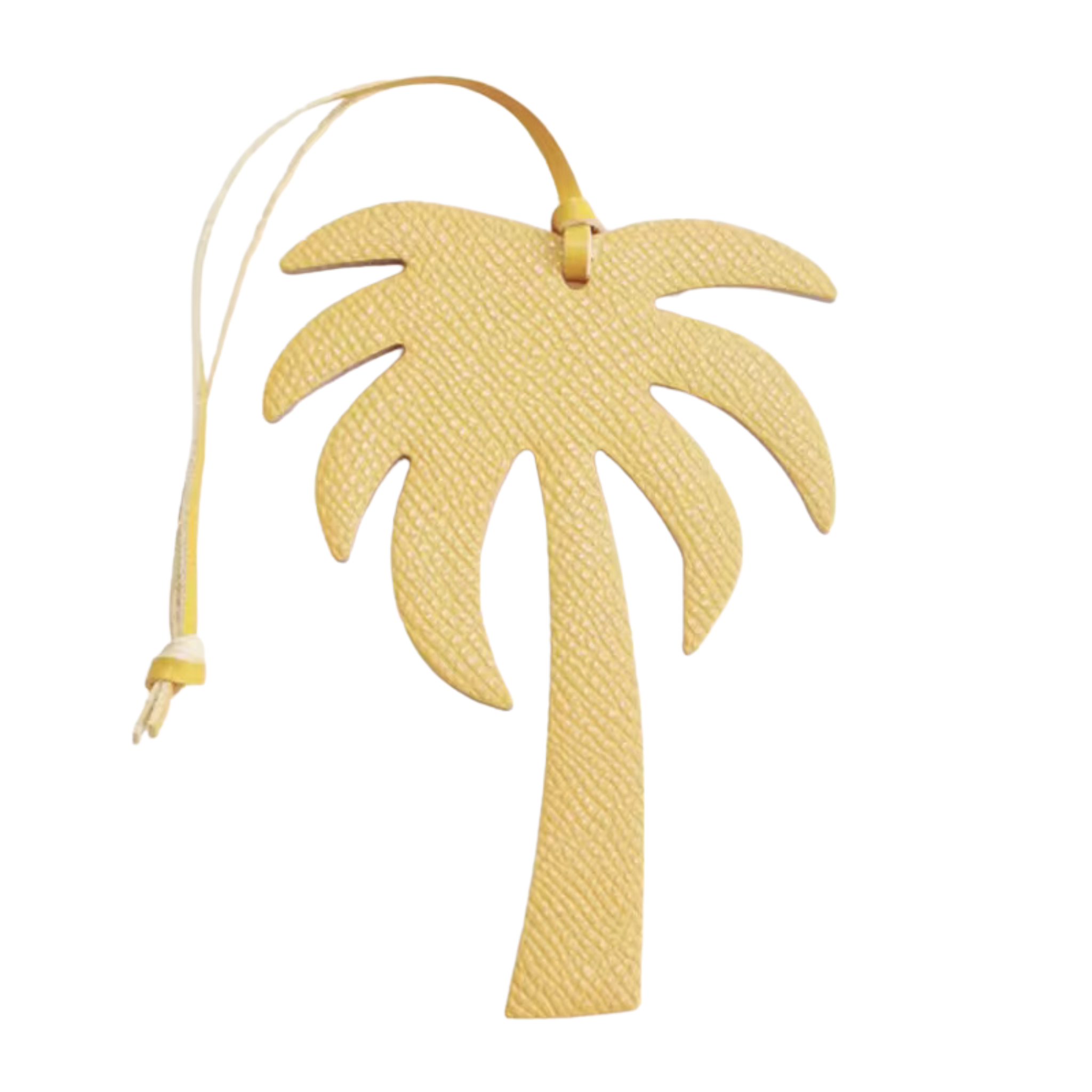 Palm Tree Hang Tag Yellow