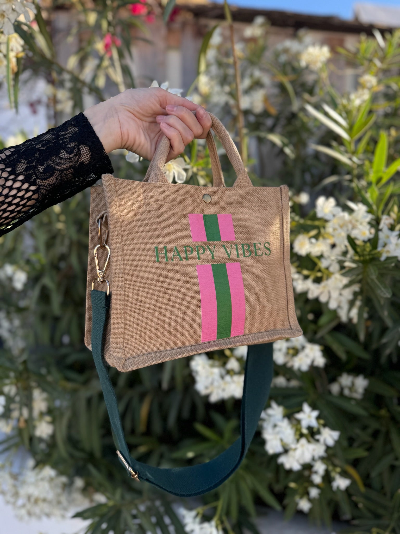 Mini Beach Bag Happy Vibes