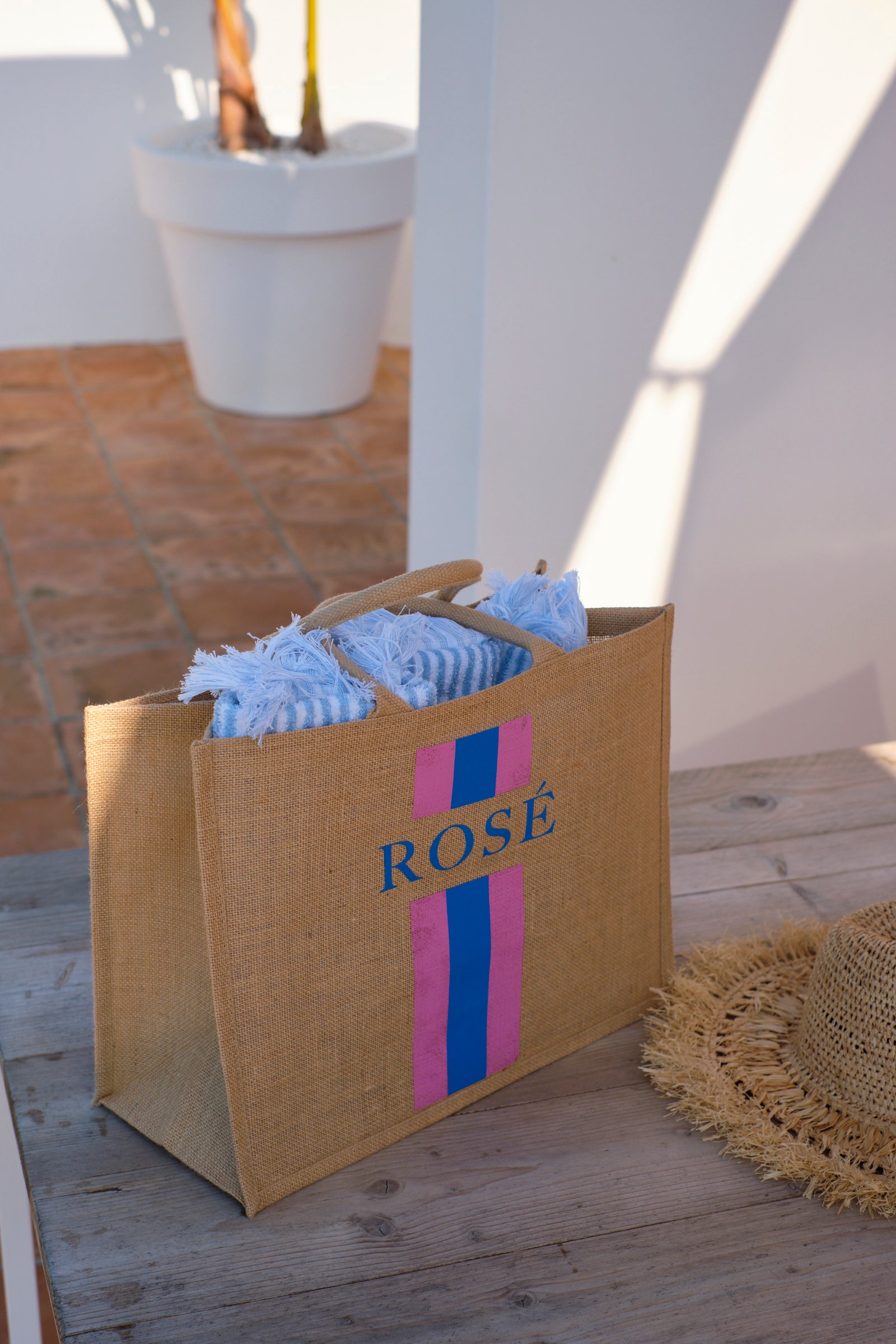 BEACH BAG ROSÉ